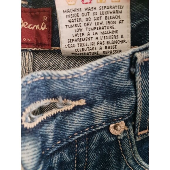 Pepe Jeans London Vintage shorts sz 28 Blue Denim Deluxe Classics Bermuda Style - Picture 12 of 13